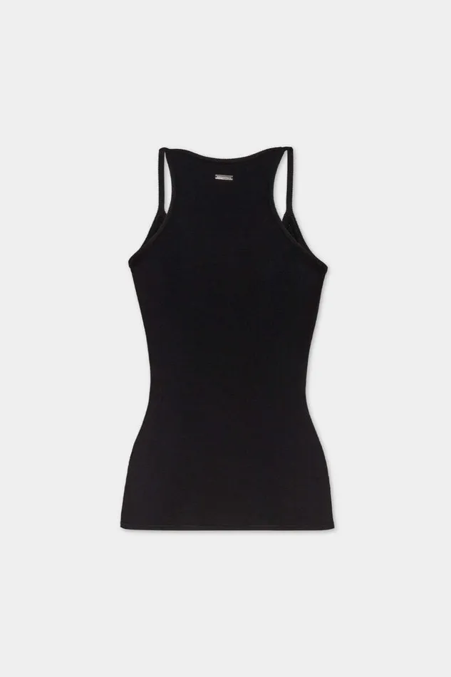 Dsquared2 Knitwear Knit Tank Top Black 8211 Women