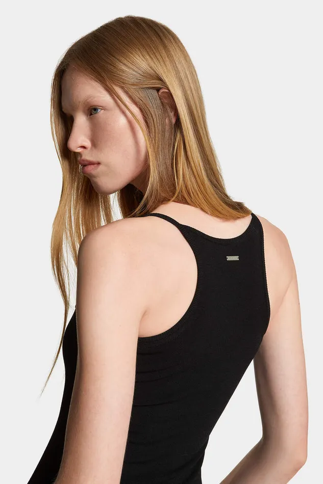 Dsquared2 Knitwear Knit Tank Top Black 8211 Women