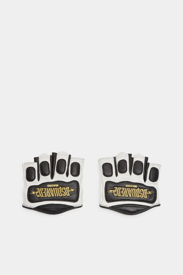 Dsquared2 Other Accessories Boxeur Fingerless Gloves Blackwhite 8211 Men