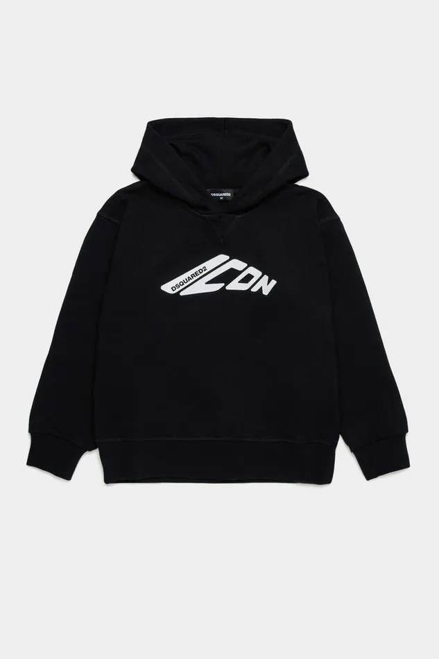 Dsquared2 Ready To Wear D2 Icon New Generation Junior Sweatshirt Black 8211 Kids