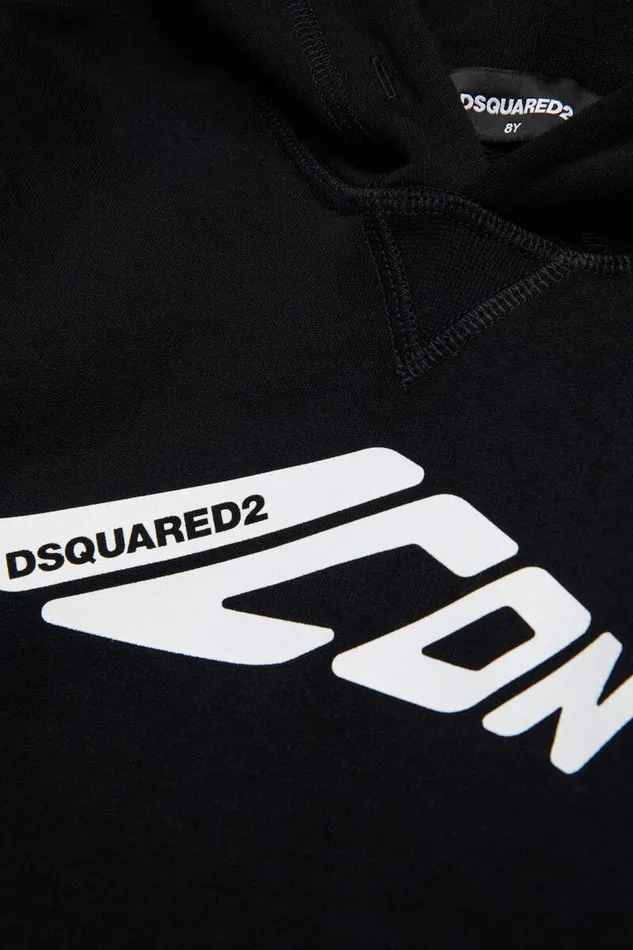 Dsquared2 Ready To Wear D2 Icon New Generation Junior Sweatshirt Black 8211 Kids