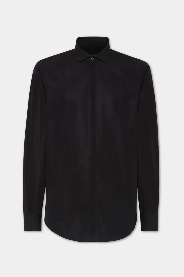 Dsquared2 Shirts Easy Slim Mini Dean Collar Shirt Black 8211 Men