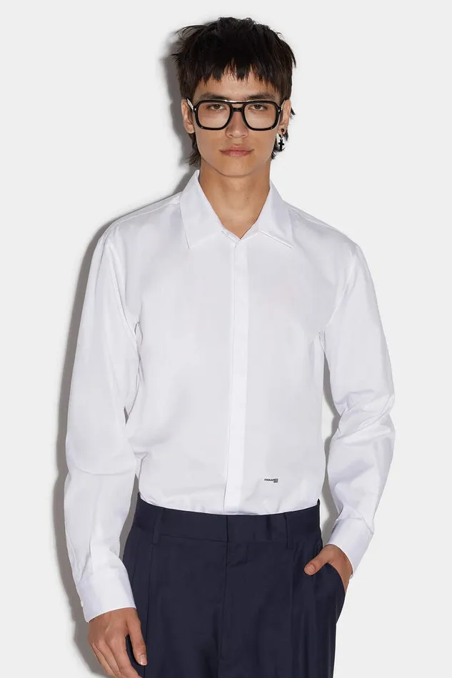Dsquared2 Shirts New Collar Relaxed Dan Shirt White 8211 Men