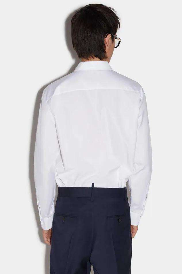 Dsquared2 Shirts New Collar Relaxed Dan Shirt White 8211 Men
