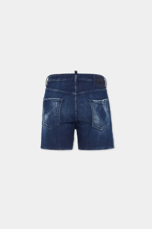 Dsquared2 Shorts Dark Milky Way Wash Bro Jean Shorts Navy 8211 Men