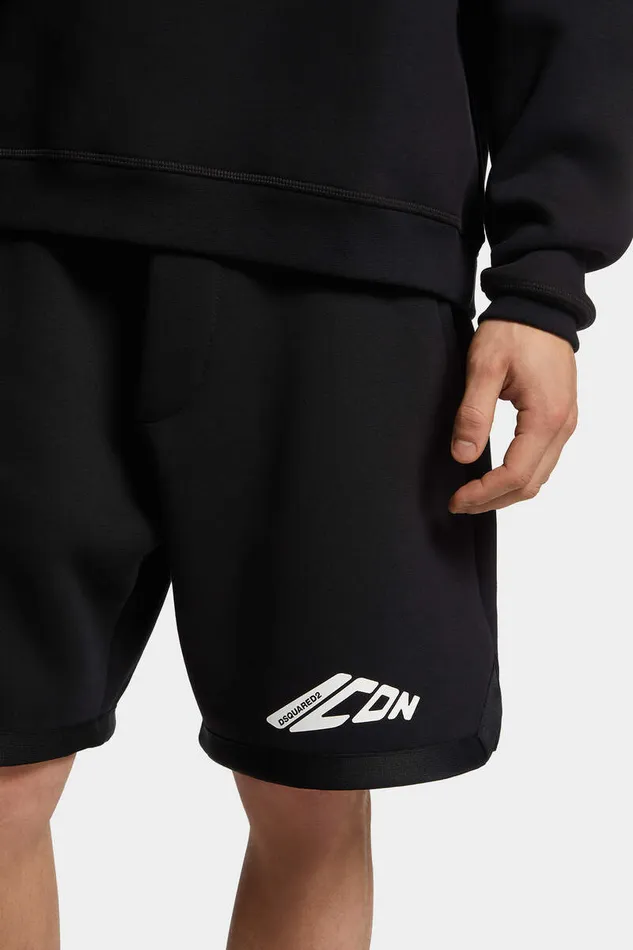 Dsquared2 Shorts Icon New Generation Big Boxer Sweat Shorts Black 8211 Men