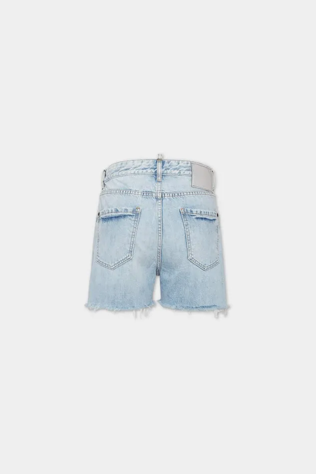 Dsquared2 Shorts Light Palm Beach Wash 642 Shorts Navy 8211 Women