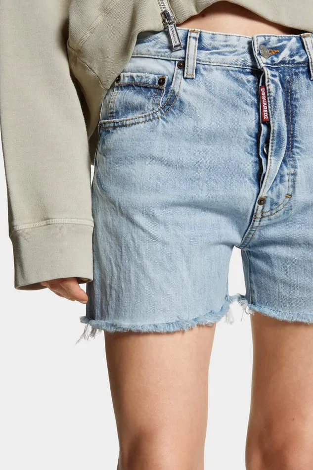 Dsquared2 Shorts Light Palm Beach Wash 642 Shorts Navy 8211 Women