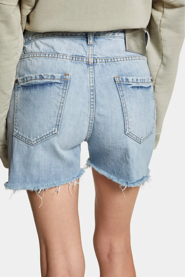 Dsquared2 Shorts Light Palm Beach Wash 642 Shorts Navy 8211 Women