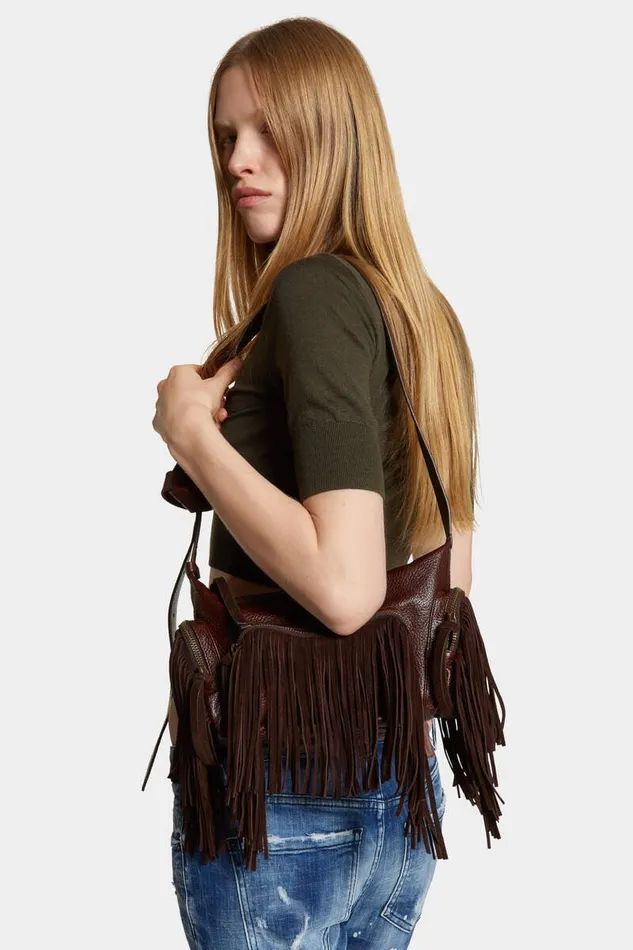 Dsquared2 Shoulder Bags Canadian Girl Shoulder Bag Brown 8211 Women