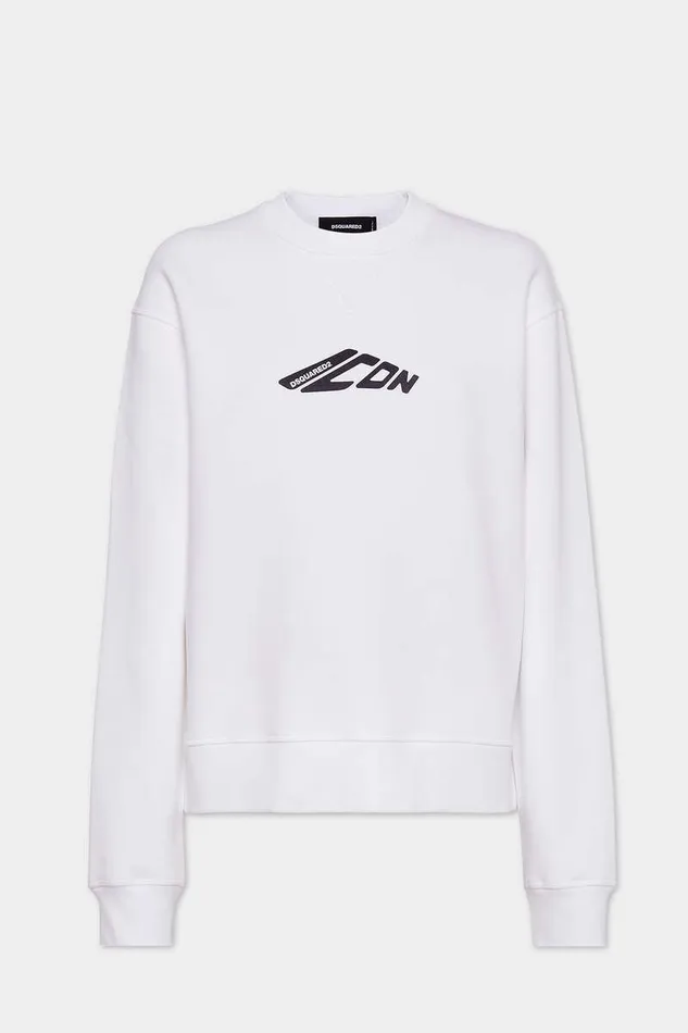 Dsquared2 Sweatshirts Icon New Generation Cool Fit Crewneck White 8211 Women