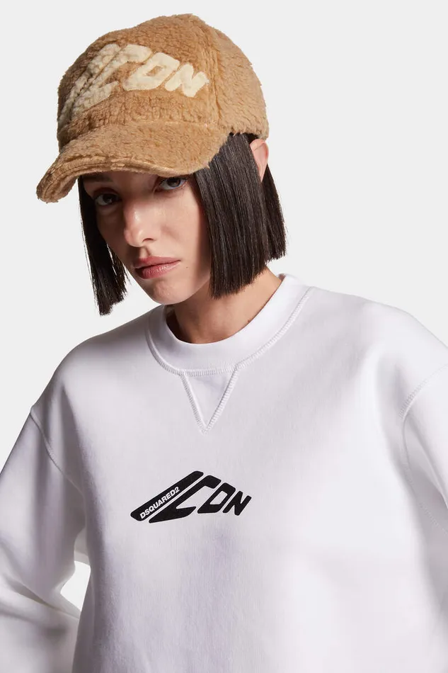 Dsquared2 Sweatshirts Icon New Generation Cool Fit Crewneck White 8211 Women