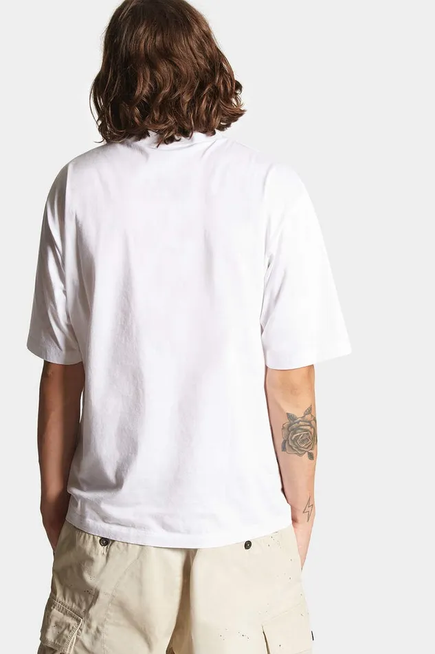 Dsquared2 TShirts and Polo Dsq2 Loose Fit TShirt White 8211 Men