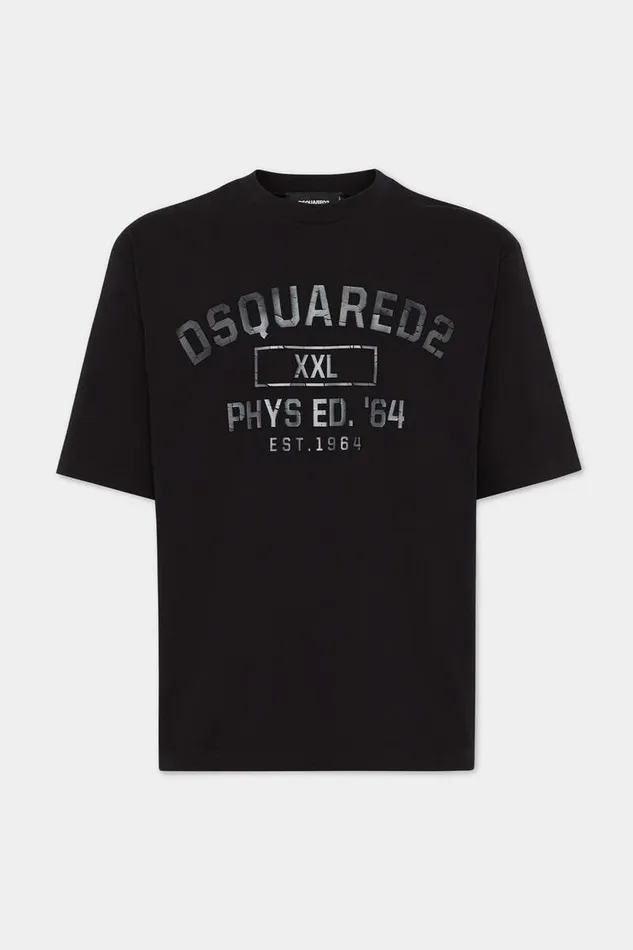 Dsquared2 TShirts and Polo Loose Fit Phys Ed TShirt Black 8211 Men