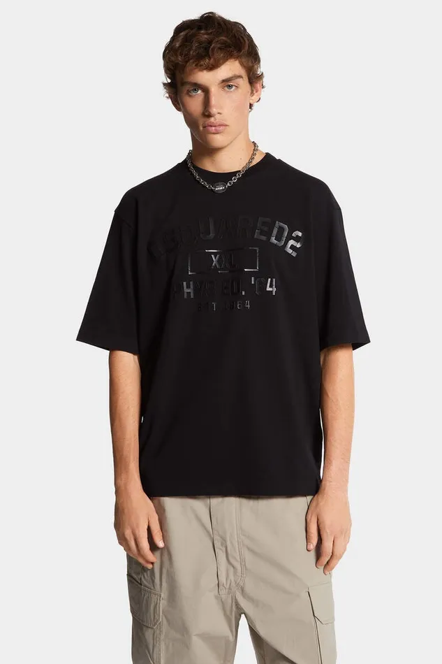 Dsquared2 TShirts and Polo Loose Fit Phys Ed TShirt Black 8211 Men