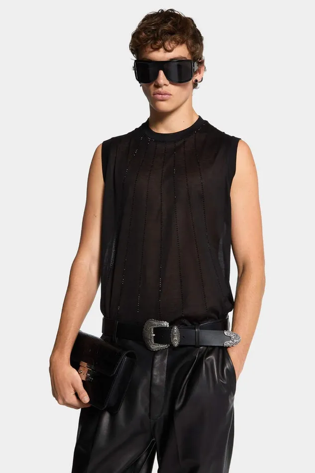 Dsquared2 TShirts and Polo Wash Cigarette Fit TShirt Black 8211 Men