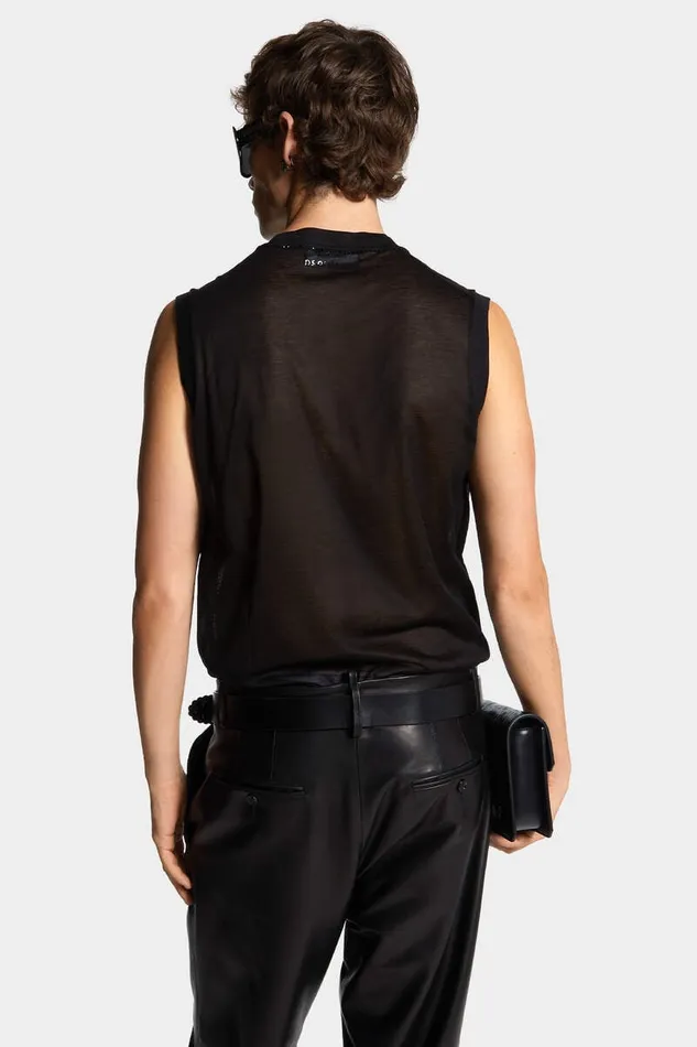 Dsquared2 TShirts and Polo Wash Cigarette Fit TShirt Black 8211 Men