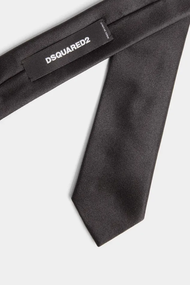 Dsquared2 Ties and Bow Ties D2 Classic Leather Tie Black 8211 Men