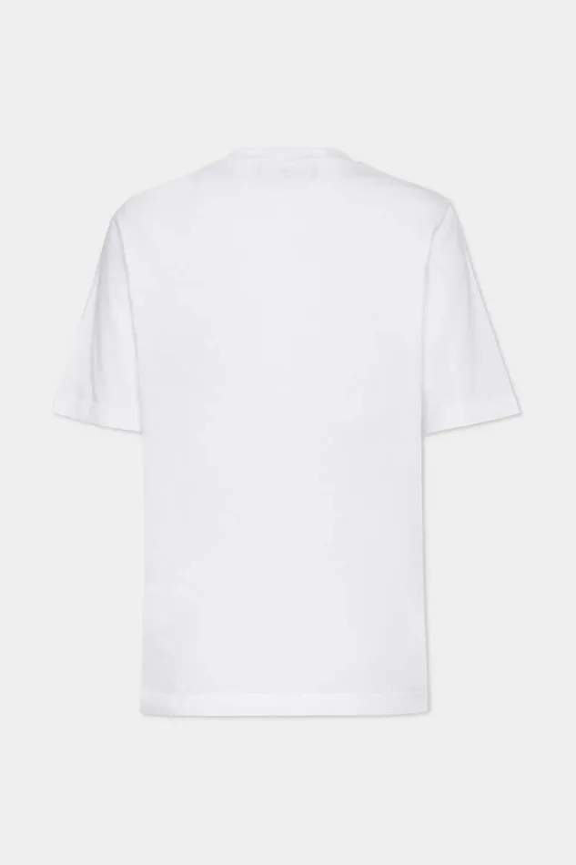 Dsquared2 Tops and TShirts Easy Fit TShirt White 8211 Women