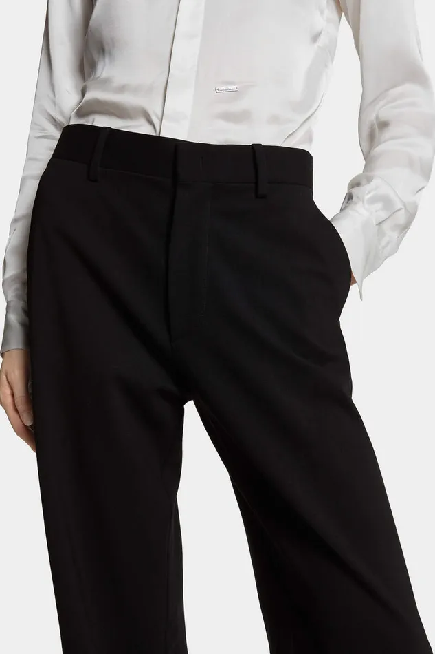 Dsquared2 Trousers Jersey Palazzo Pant Black 8211 Women