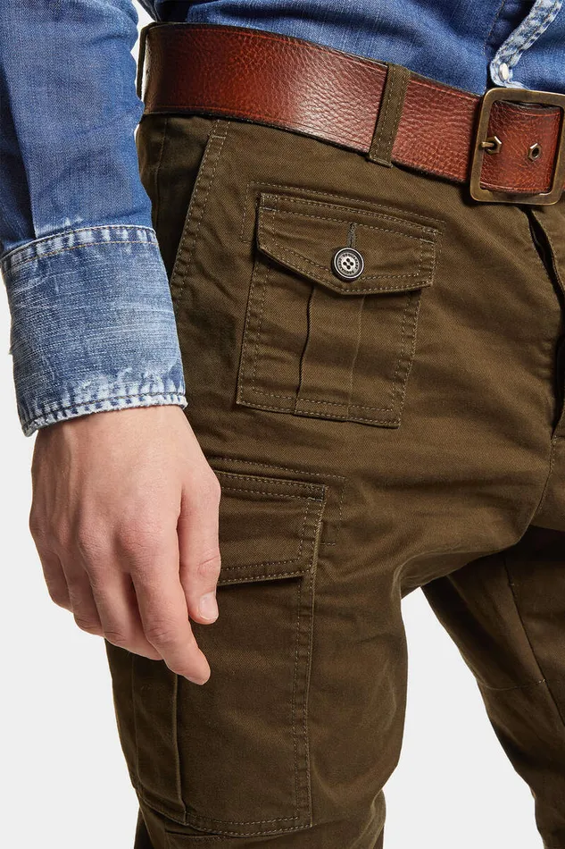 Dsquared2 Trousers Sexy Cargo Pant Military Green 8211 Men
