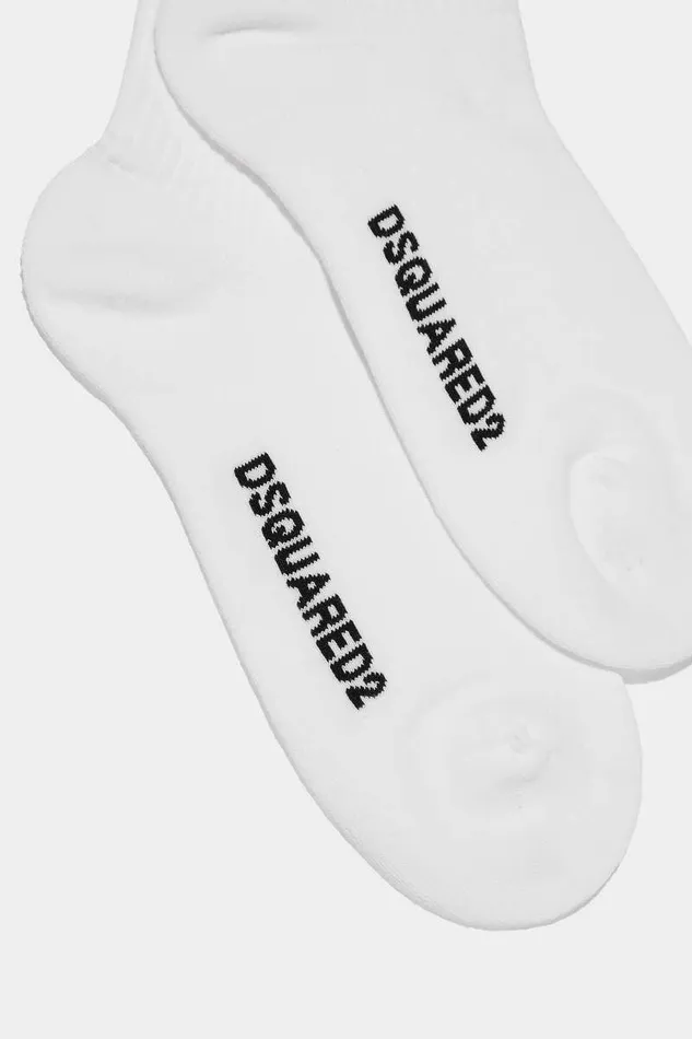 Dsquared2 Underwear Be Icon Socks White 8211 Men