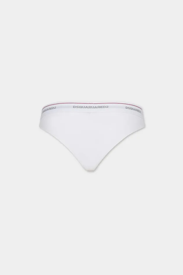 Dsquared2 Underwear Logo Brief Beige 8211 Women