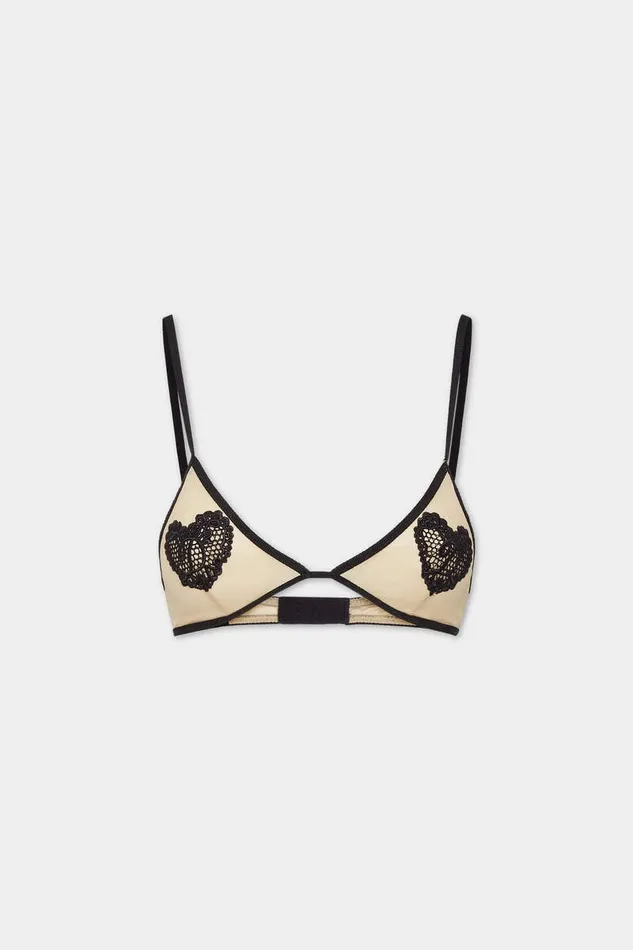 Dsquared2 Underwear Valentine039s Day Triangle Bra Beige 8211 Women