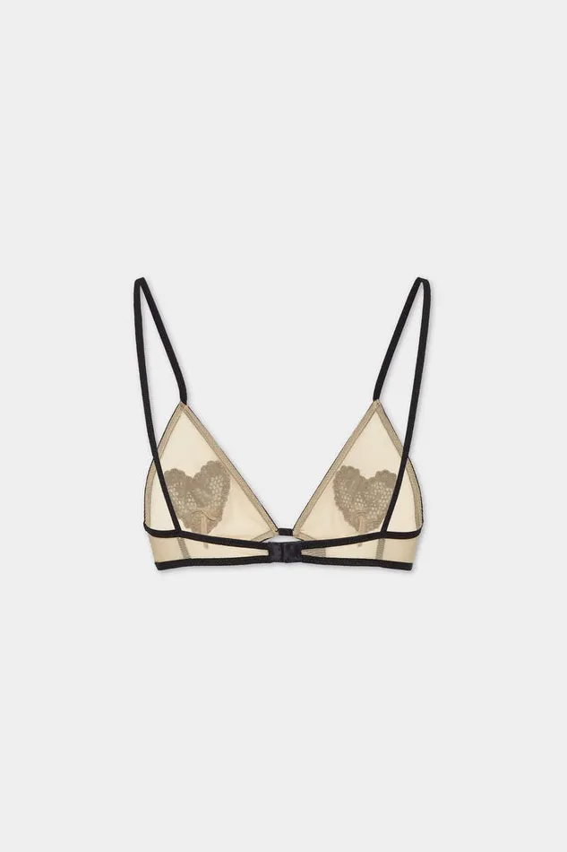 Dsquared2 Underwear Valentine039s Day Triangle Bra Beige 8211 Women