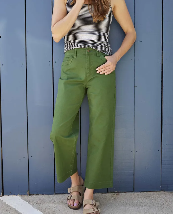 Earthworks Wide Leg Pant Pasture Women8217s Pants ToadandCo