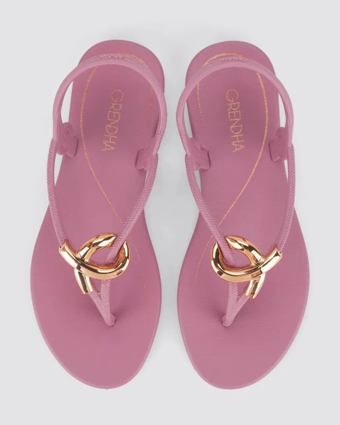 ENLACE SANDAL LILAC Women Flat Sandals NOVO Shoes ENLACE SANDAL LILAC Women Flat Sandals NOVO Shoes