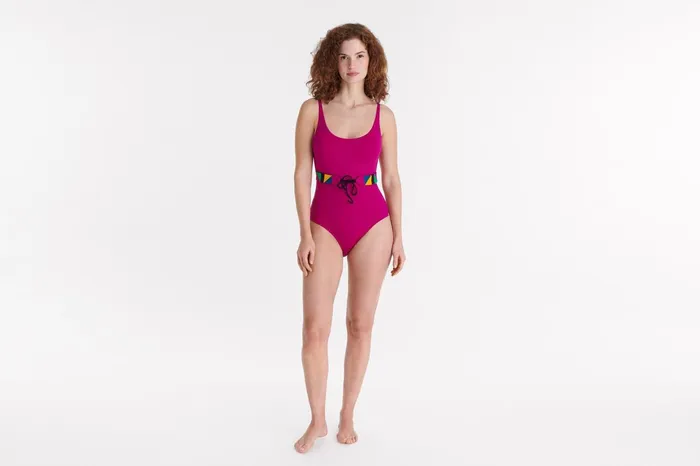 ERES Damier Tank OnePiece Sunset 23h Women OnePiece Swimsuits