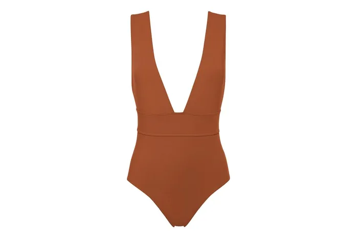 ERES Pigment Sophisticated OnePiece Caramelo Women OnePiece Swimsuits