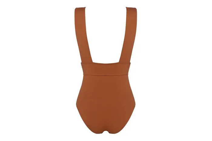 ERES Pigment Sophisticated OnePiece Caramelo Women OnePiece Swimsuits