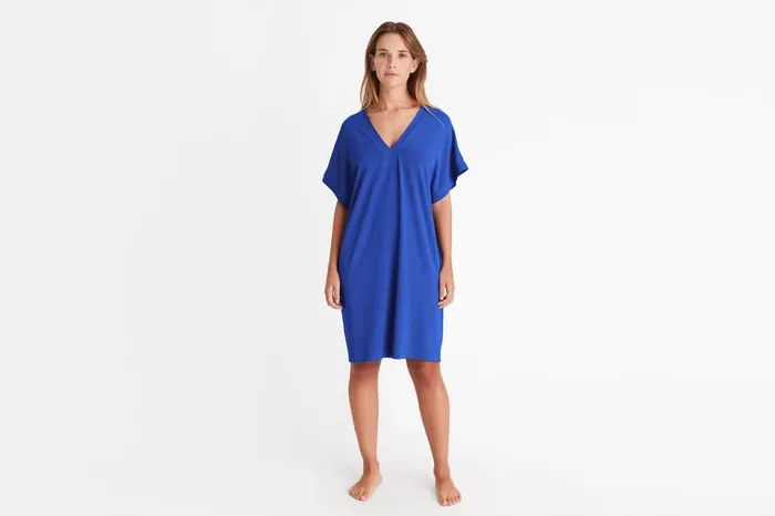 ERES Tali ShortTunic Indigo Women Beachwear and Accessories
