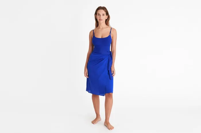 ERES Tanagra Short Sarong Indigo Women Beachwear and Accessories
