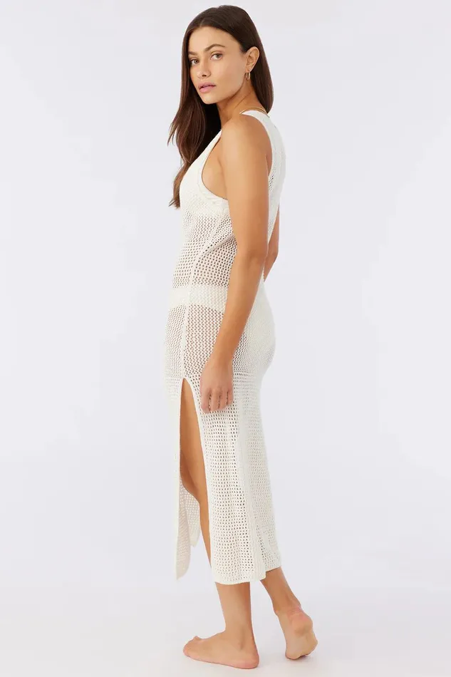 ERIN CROCHET MIDI COVERUP Vanilla Women O039NEILL Swim