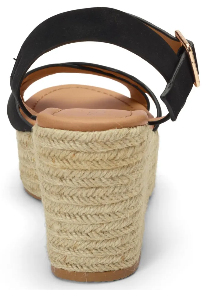 ESPADRILLE PLATFORM WEDGES Black Women VENUS Casual