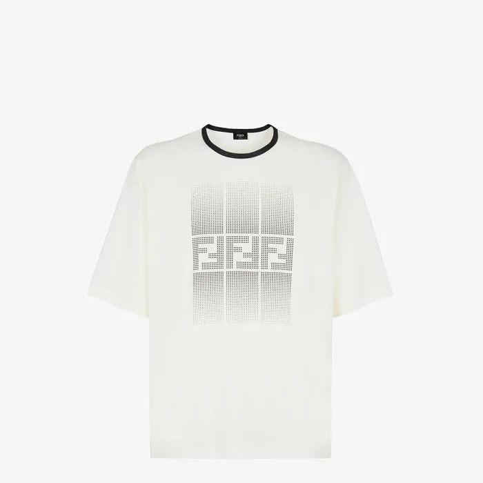 Fendi Activewear TShirt White Cotton Tshirt 8211 Men