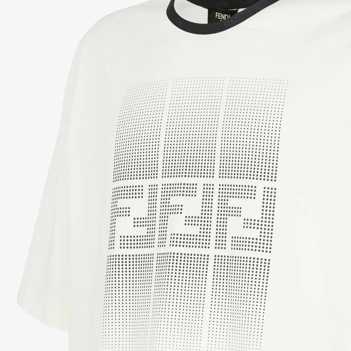 Fendi Activewear TShirt White Cotton Tshirt 8211 Men