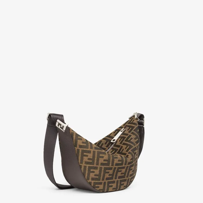 Fendi Messenger Bags FF Jacquard Fendi Melon Small Brown FF Jacquard Bag 8211 Men
