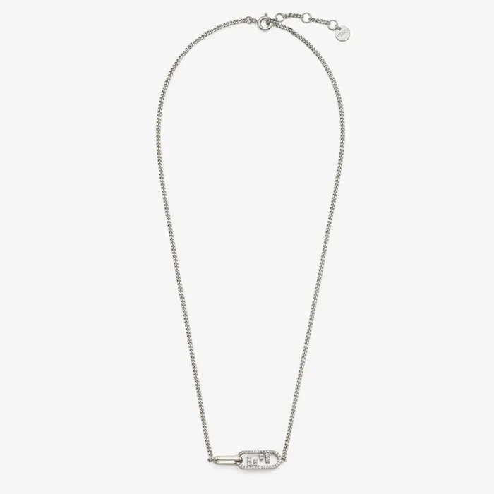 Fendi Necklaces OLock Necklace Silvercolored Necklace 8211 Women