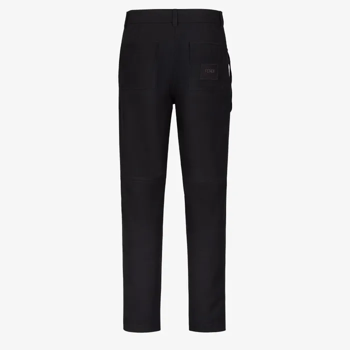 Fendi Pants and Shorts Pants Black Cotton Pants 8211 Men