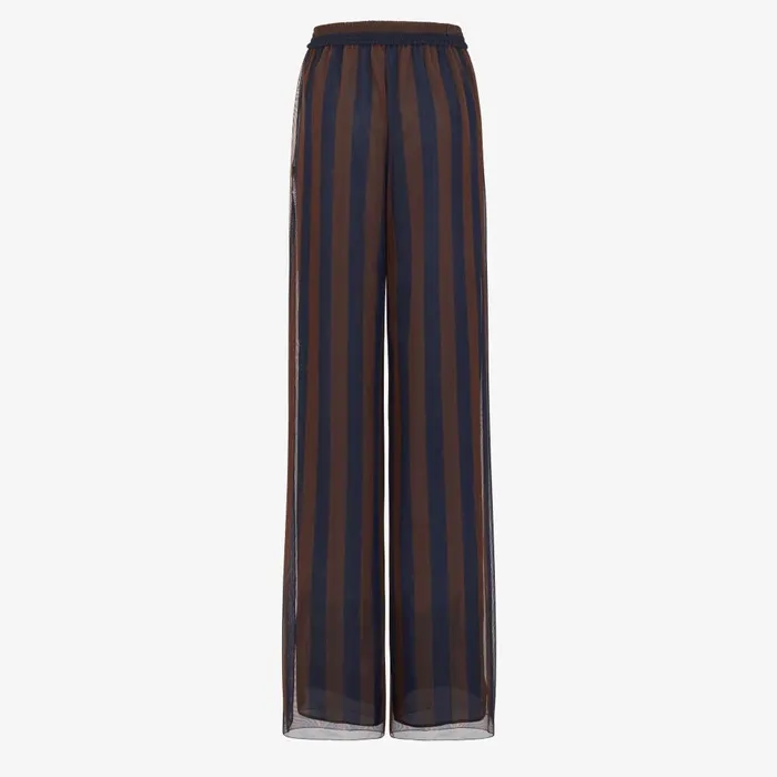 Fendi Pants and Shorts Pants Brown Pequin Tulle Pants 8211 Women