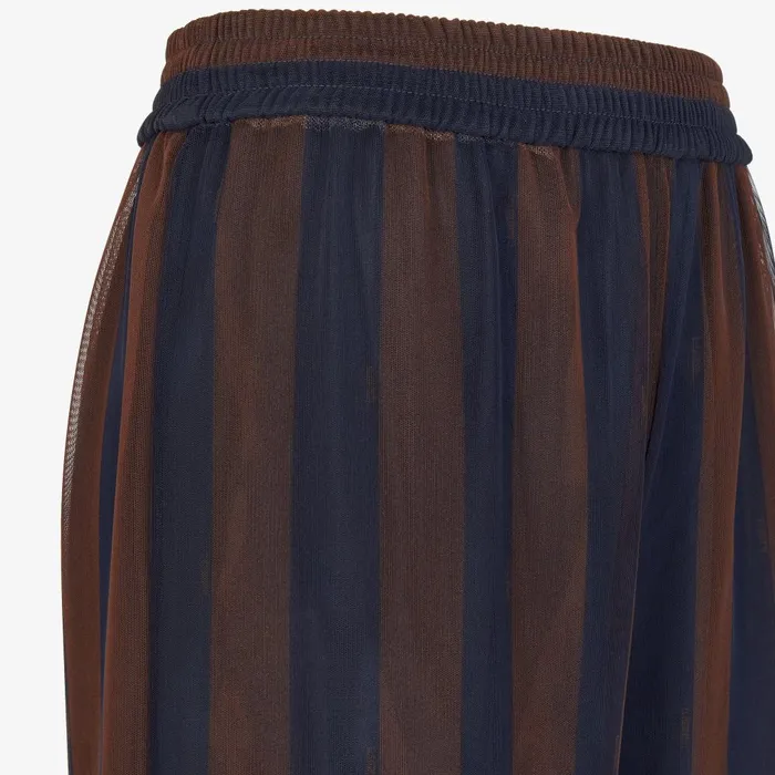 Fendi Pants and Shorts Pants Brown Pequin Tulle Pants 8211 Women
