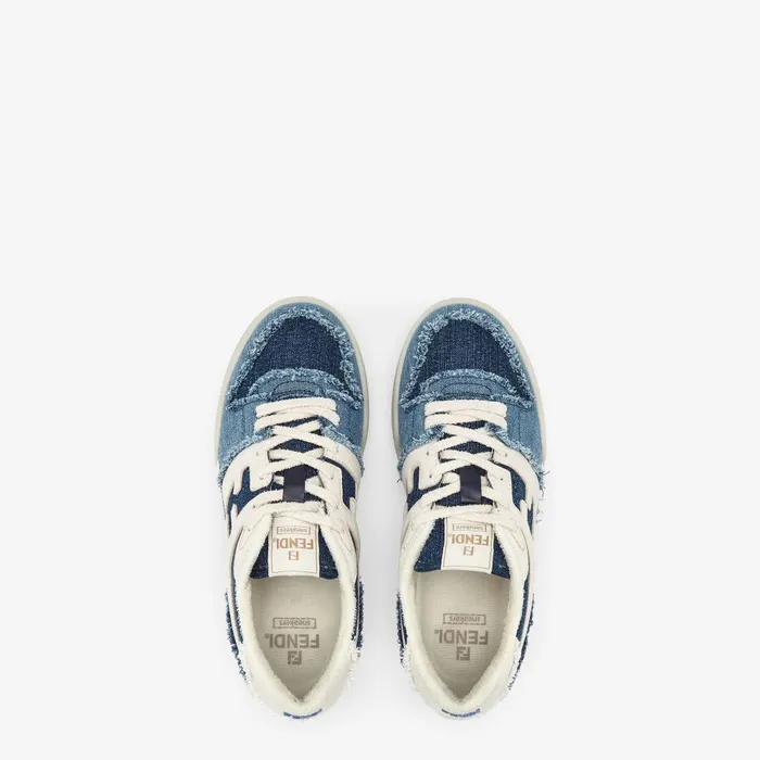 Fendi Sneakers Fendi Match Sneakers Blue Denim Lowtops 8211 Men