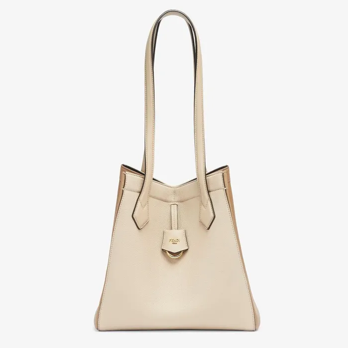 Fendi Tote Bags Fendi Origami Medium Beige Twotone Leather Bag That Can Be Transformed 8211 Women Fendi Tote Bags Fendi Origami Medium Beige Twotone Leather Bag That Can Be Transformed 8211 Women