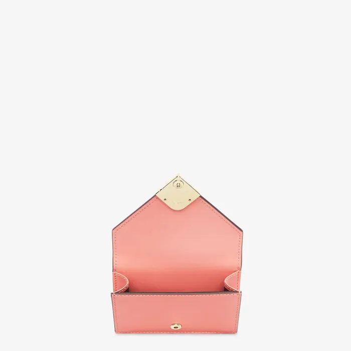 Fendi Wallets FF Diamonds Wallet Pink Leather Wallet 8211 Women