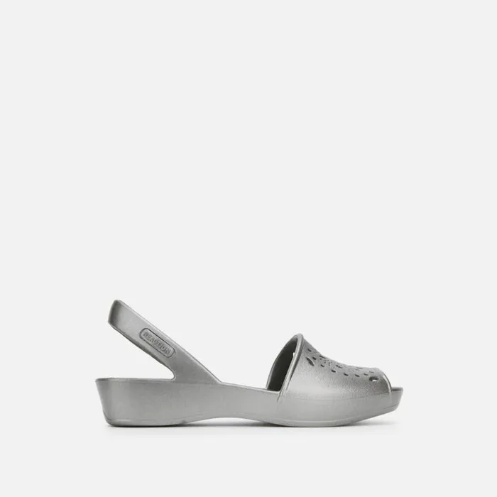 Fine Glass Slingback Sandal With Eva Pewter Women Kenneth Cole Sandals