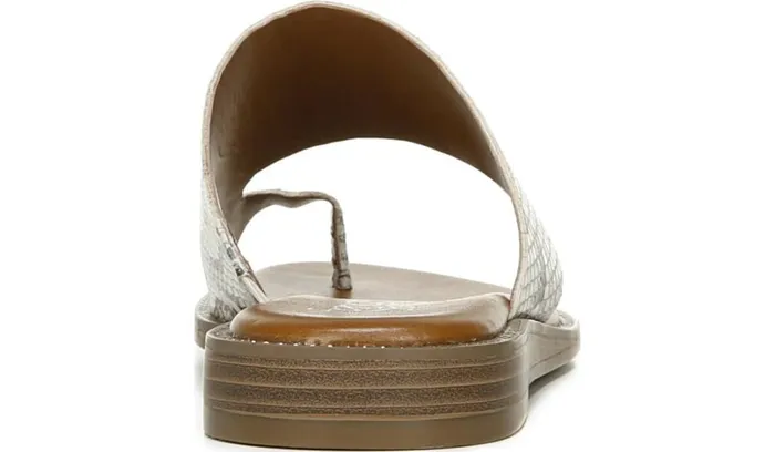 Flat Sandals Women Franco Sarto Franco Gem Sandal Roccia Faux Leather